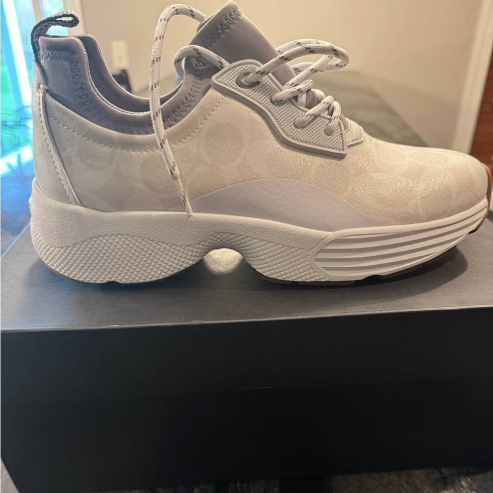 Coach Women's Athletic Shoes - Gray and White